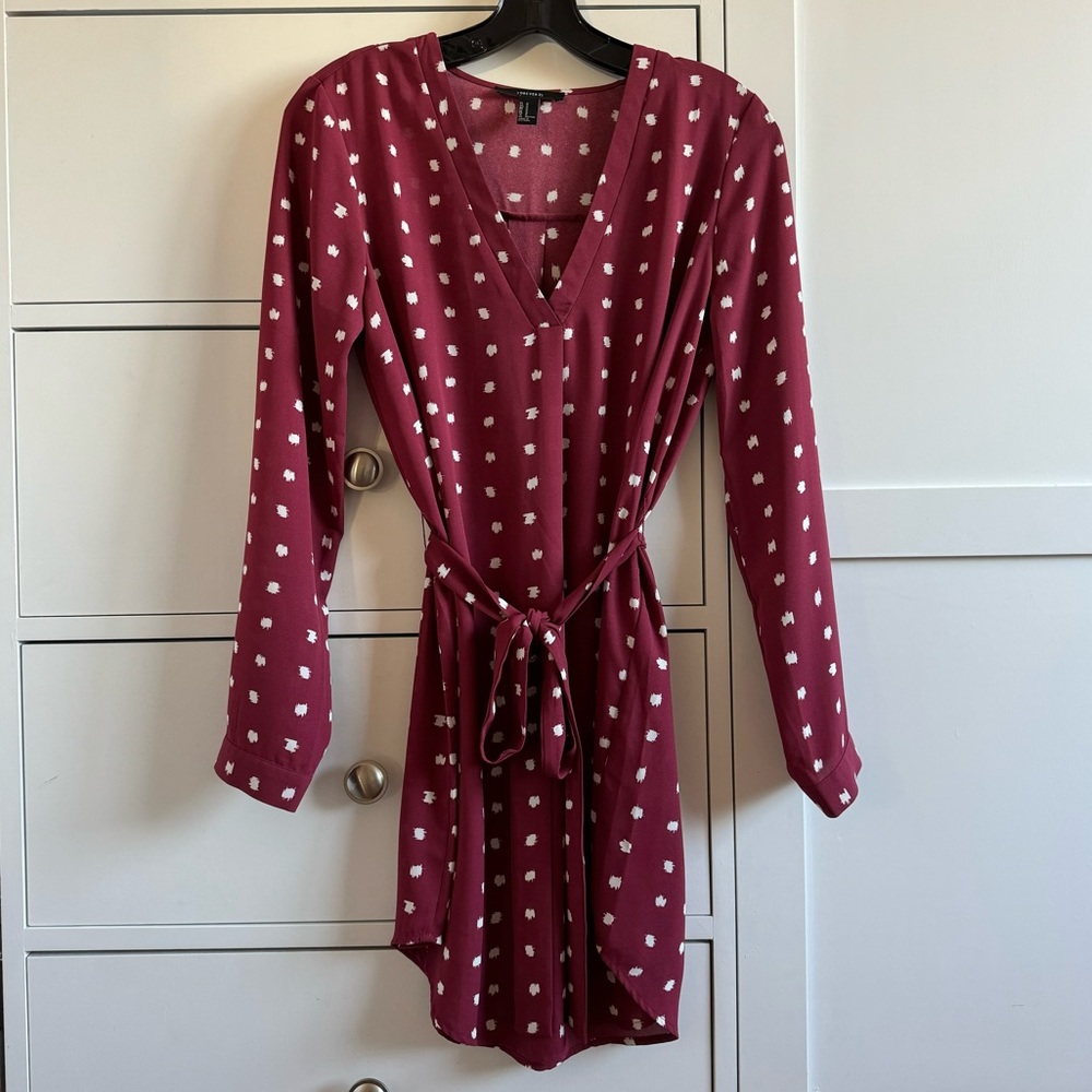 Forever 21 long sleeve shift dress